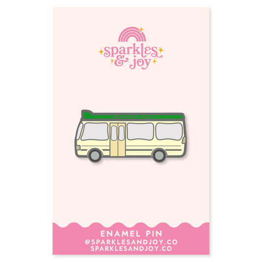 Minibus Enamel Pin