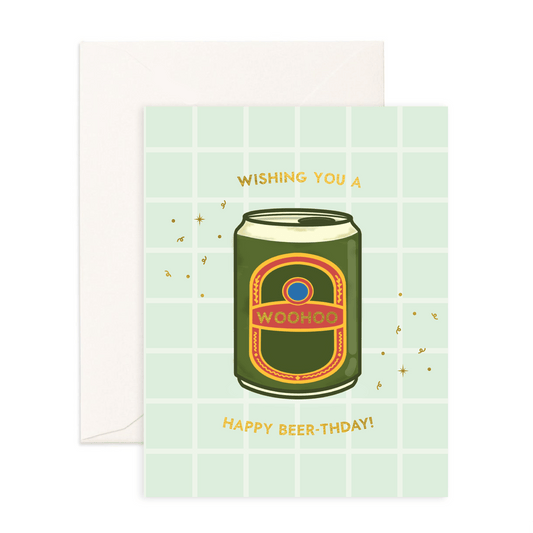Beer - thday Wishes! - Greeting Card - Sparkles & Joy