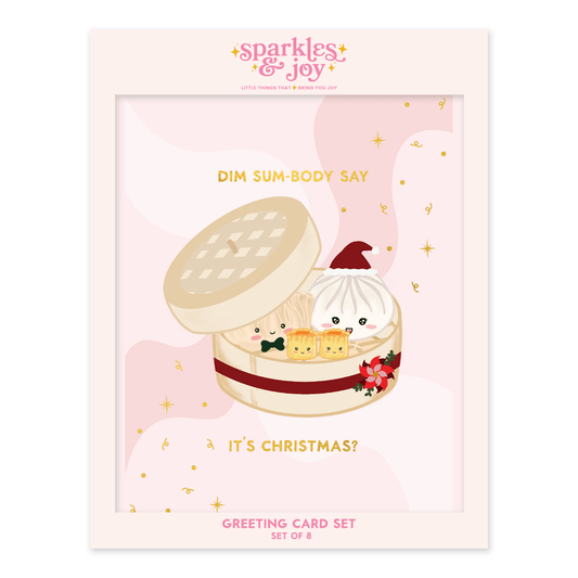 Dim Sum - Body ... Christmas - Christmas Greeting Card Boxed Set - Sparkles & Joy