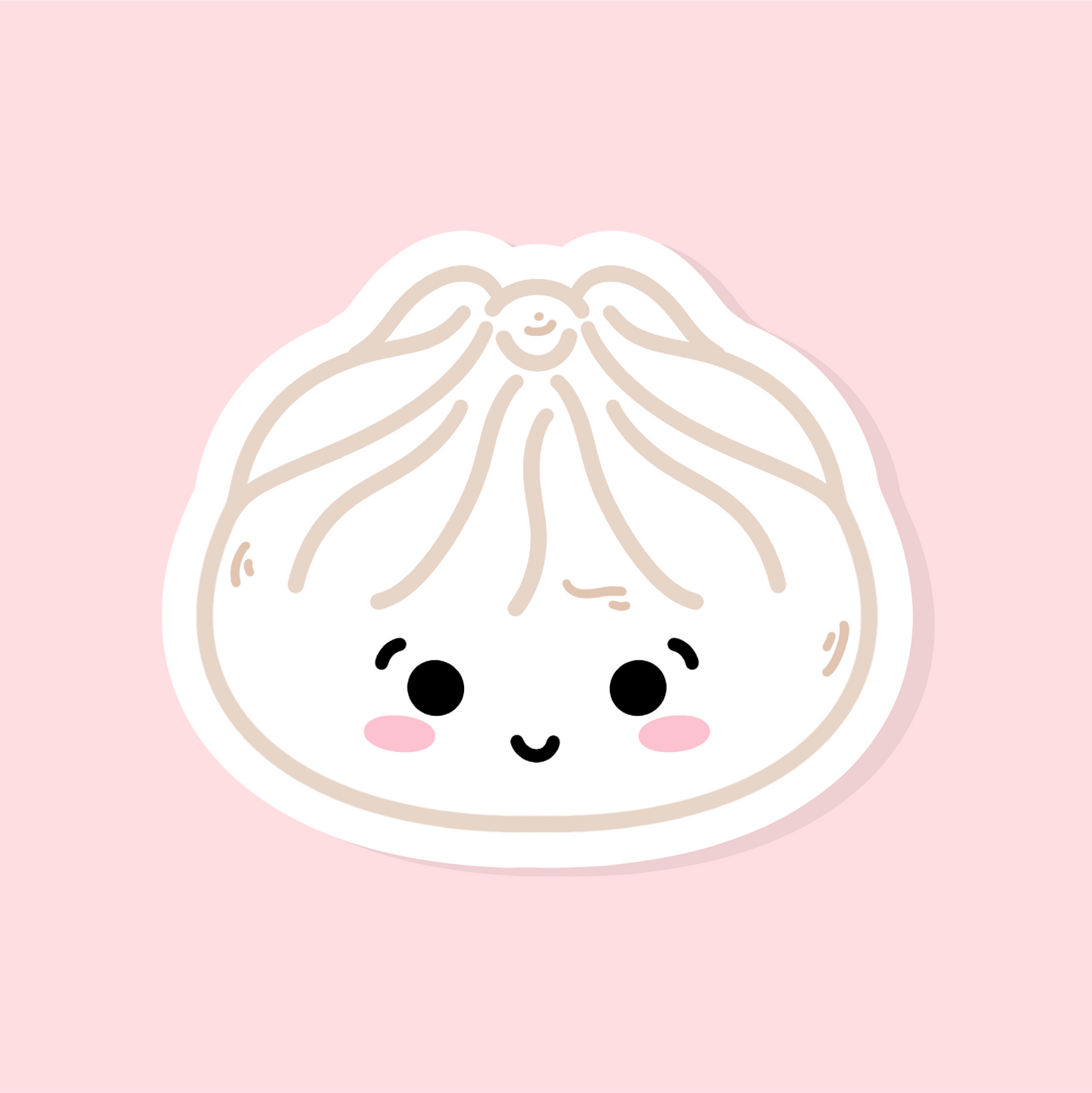 Siu Long Bao - Matte Vinyl Sticker - Sparkles & Joy