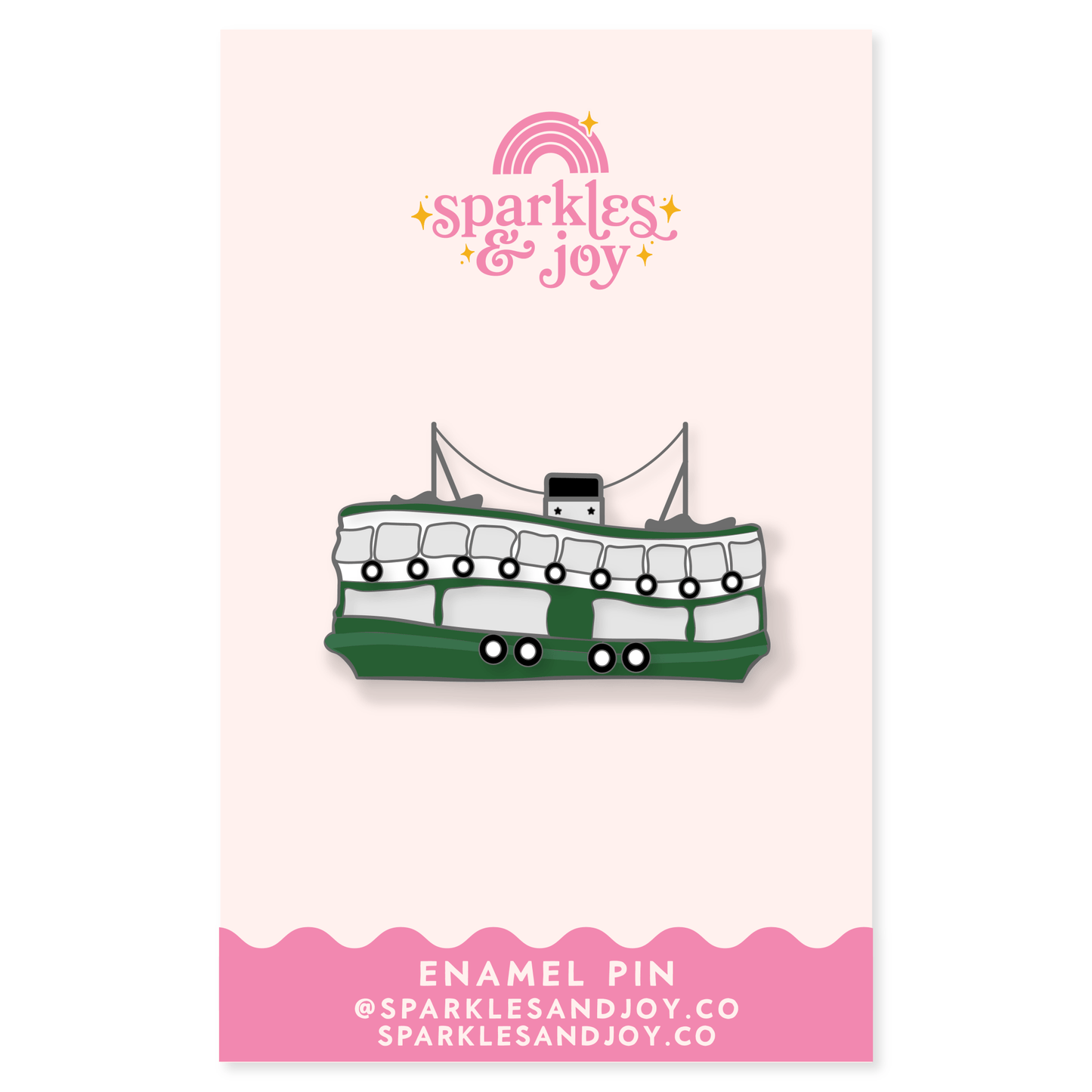 Star Ferry Enamel Pin - Sparkles & Joy