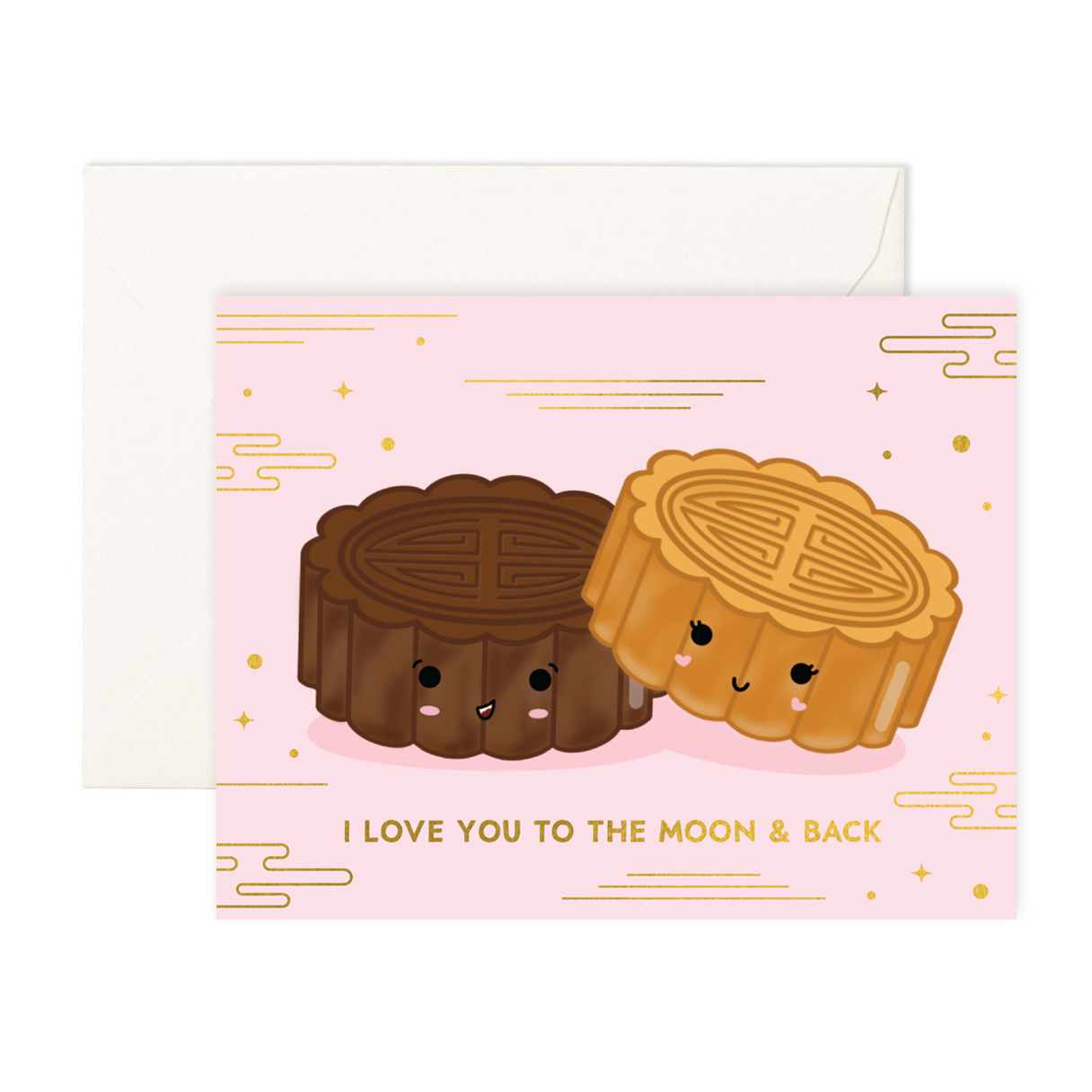 To The Moon & Back - Greeting Card - Sparkles & Joy