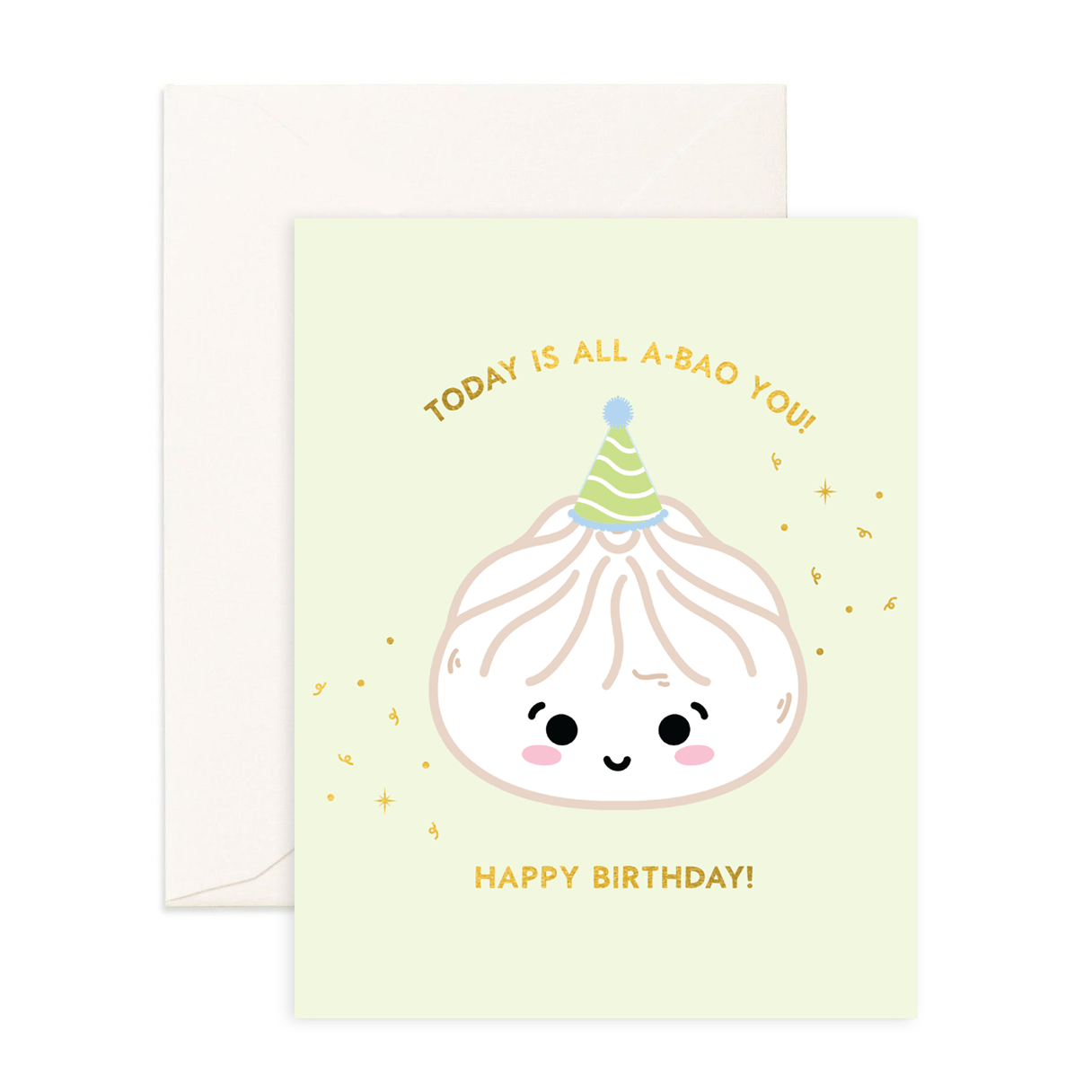 Today is All A - Bao You! - Greeting Card - Sparkles & Joy