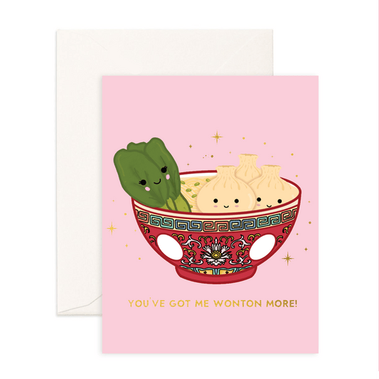 Wonton More - Greeting Card - Sparkles & Joy