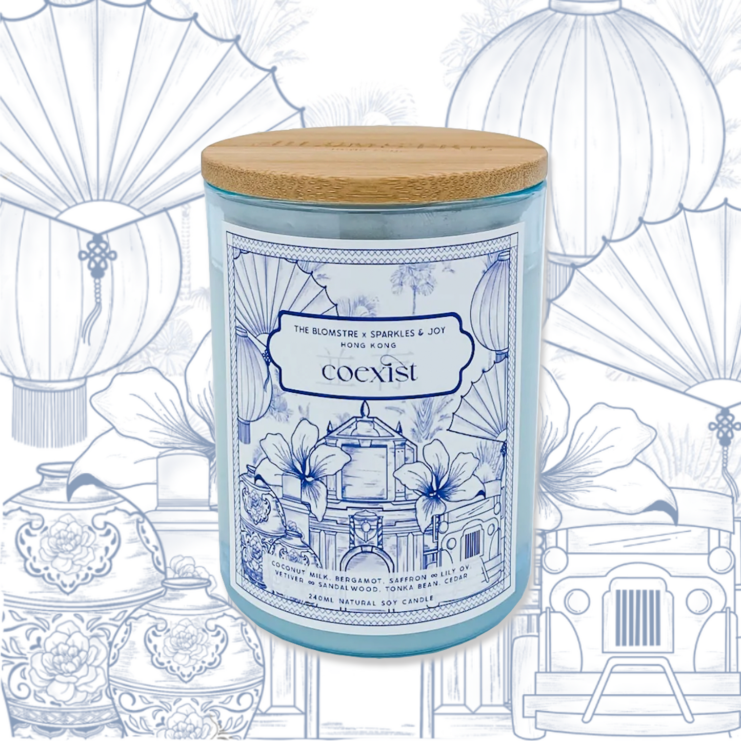 Hong Kong Centric: COEXIST - Soy Candle (240ml) Sparkles & Joy