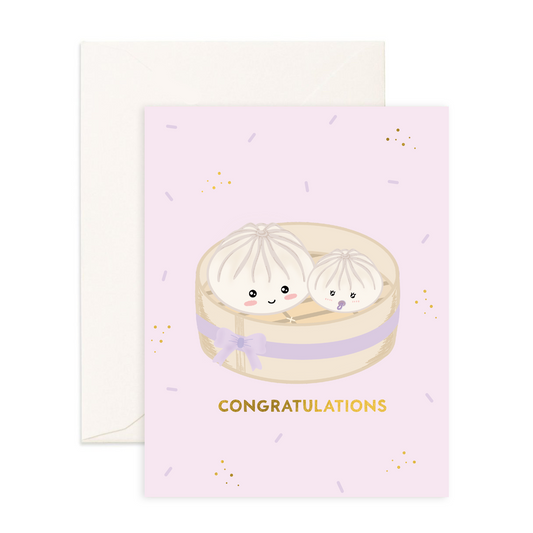 Congratulations Baby Bao - Greeting Card