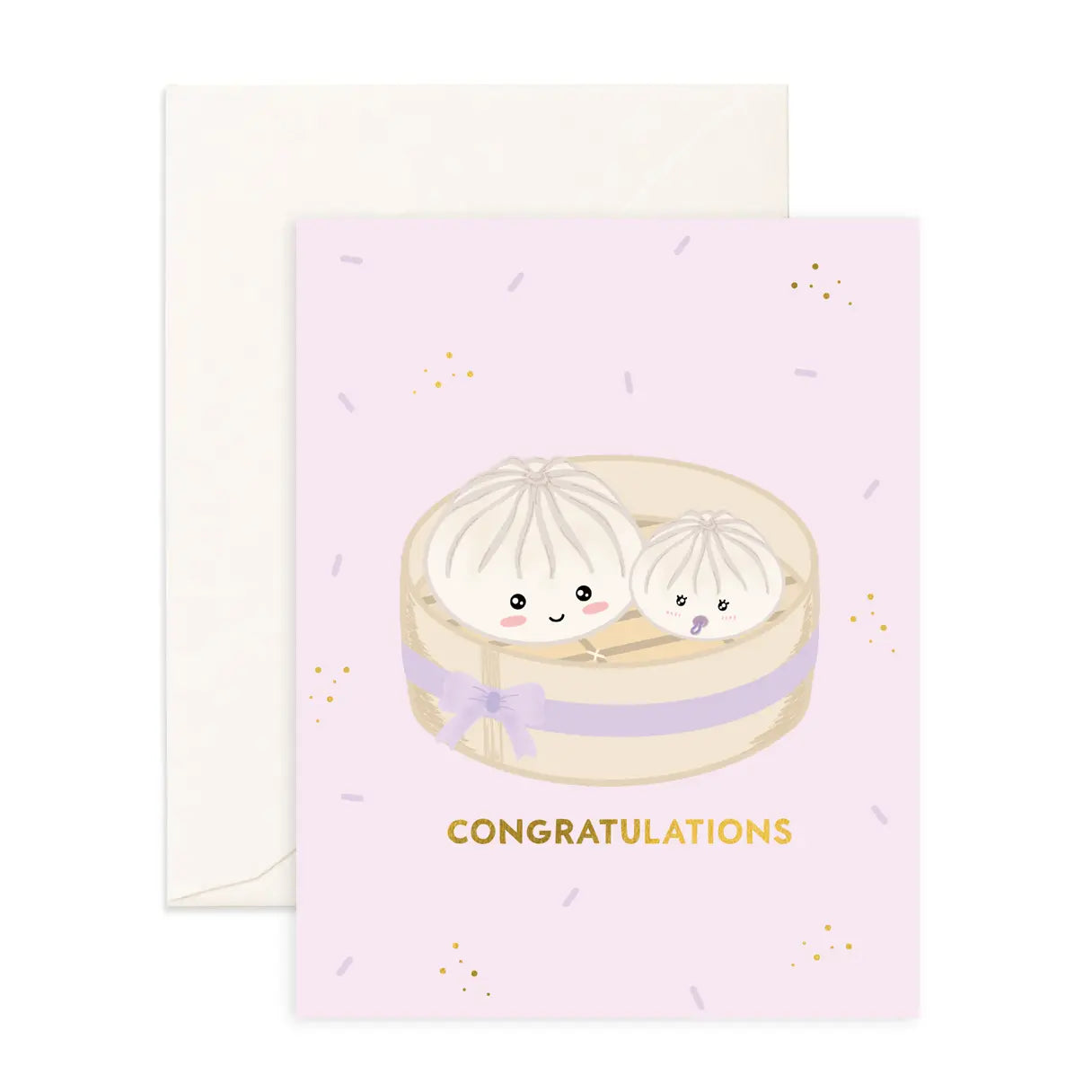 Congratulations Baby Bao - Greeting Card Sparkles & Joy