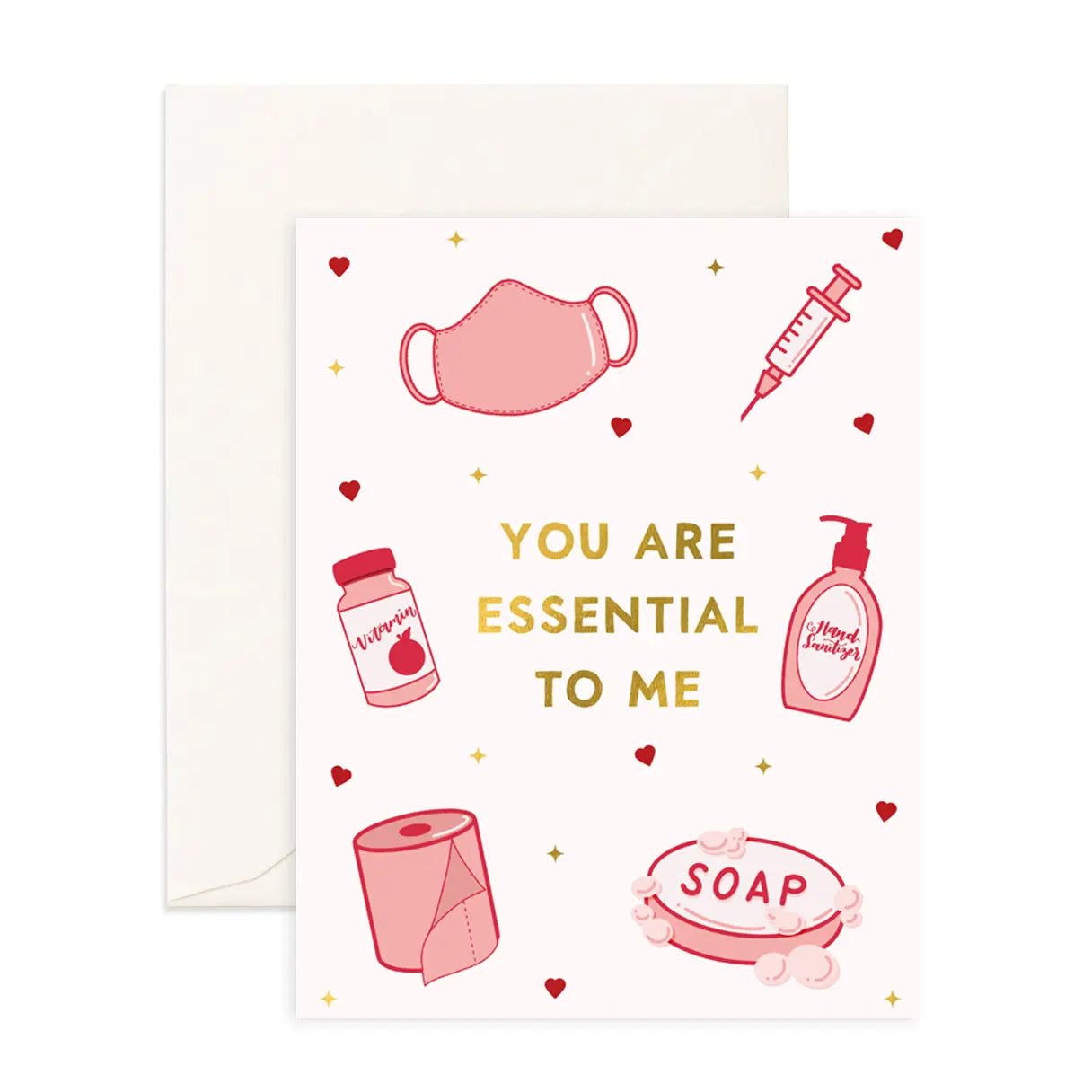 Essential To Me - Greeting Card Sparkles & Joy