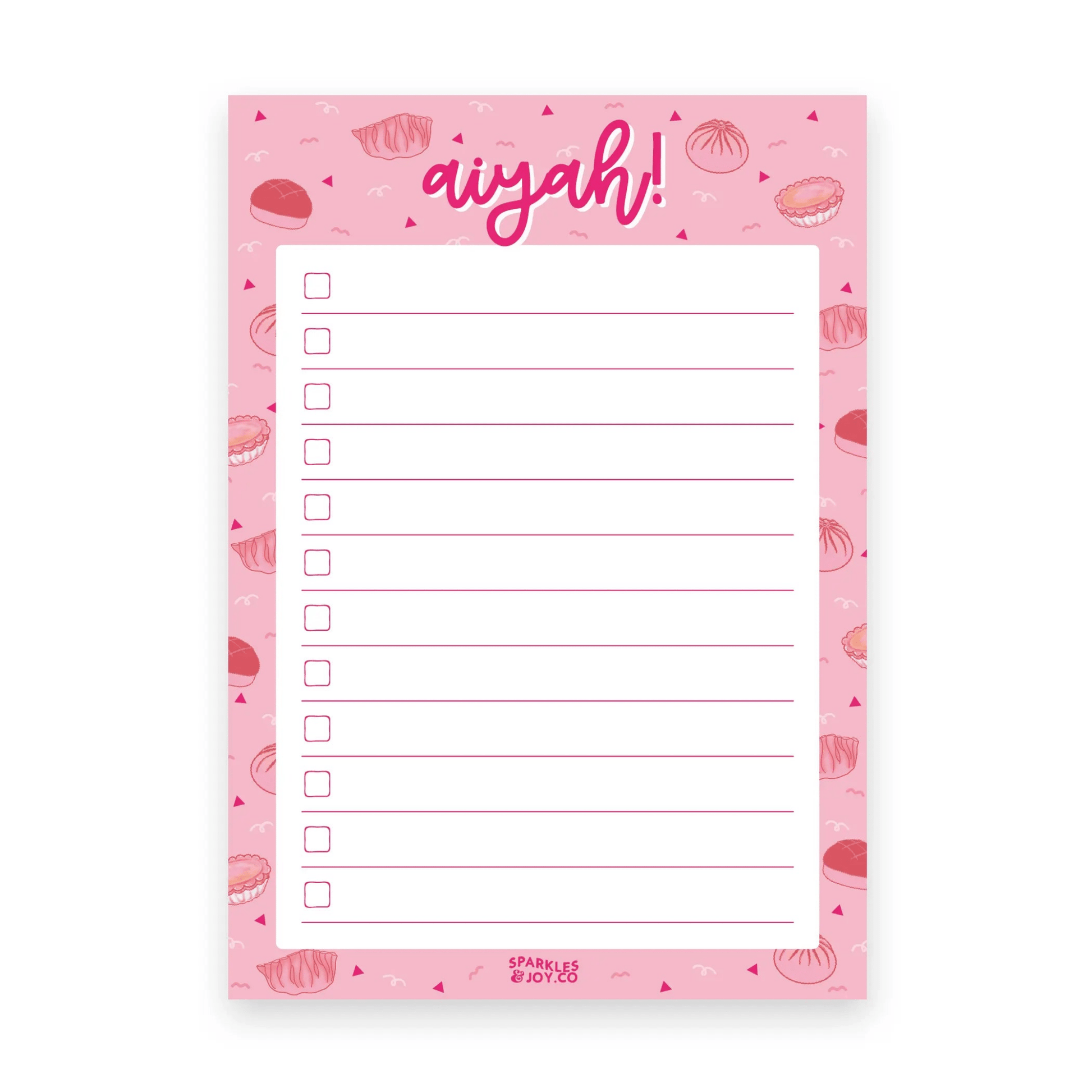 " Aiyah! " - A6 Notepad - Sparkles & Joy