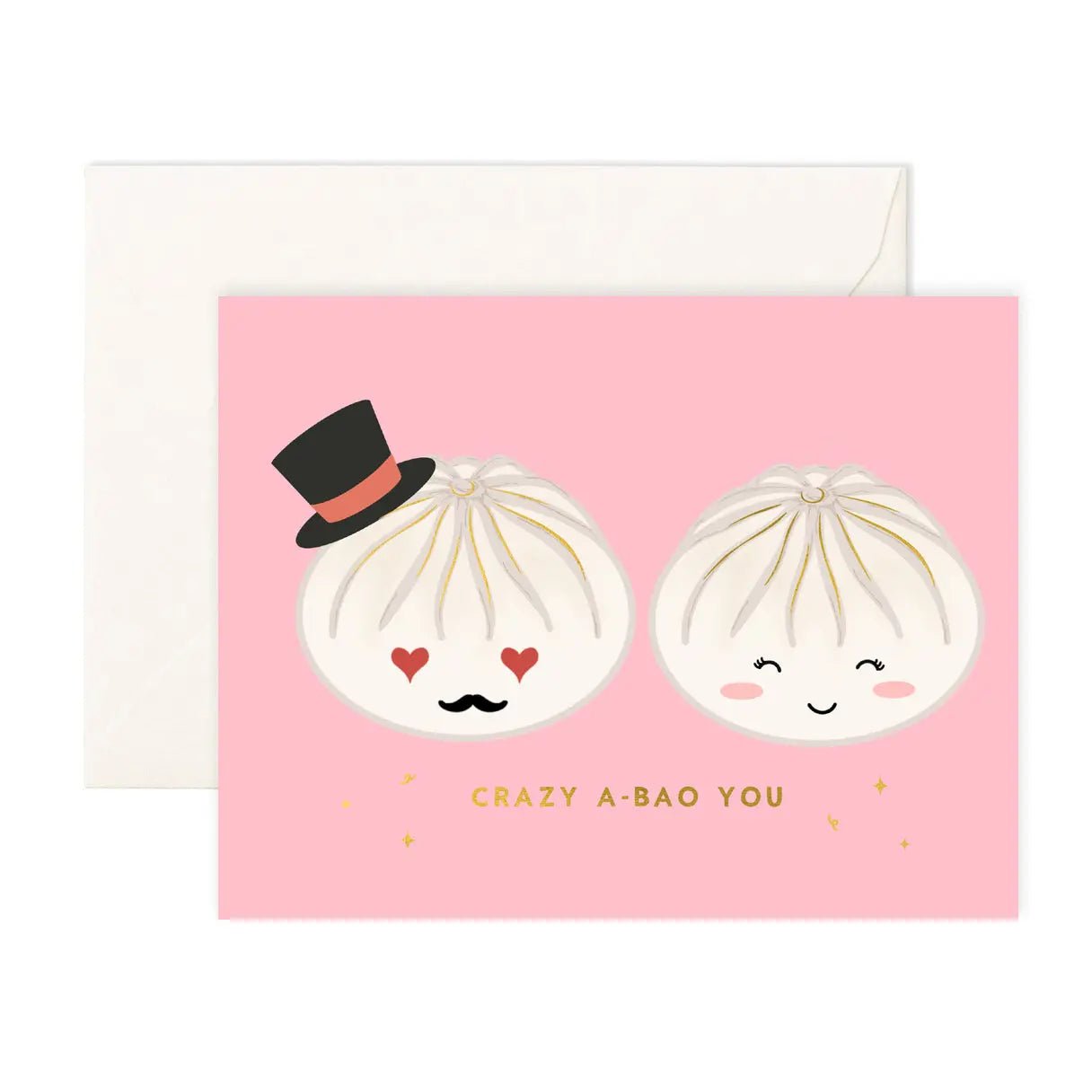 Crazy A - BAO You - Greeting Card - Sparkles & Joy
