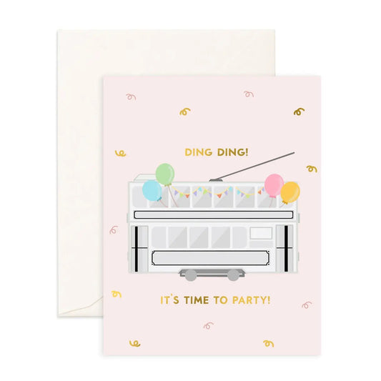 Ding Ding Party - Greeting Card - Sparkles & Joy