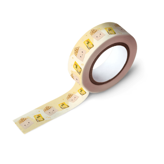 Egg Puff & Lemon Tea - Washi Tape - Sparkles & Joy