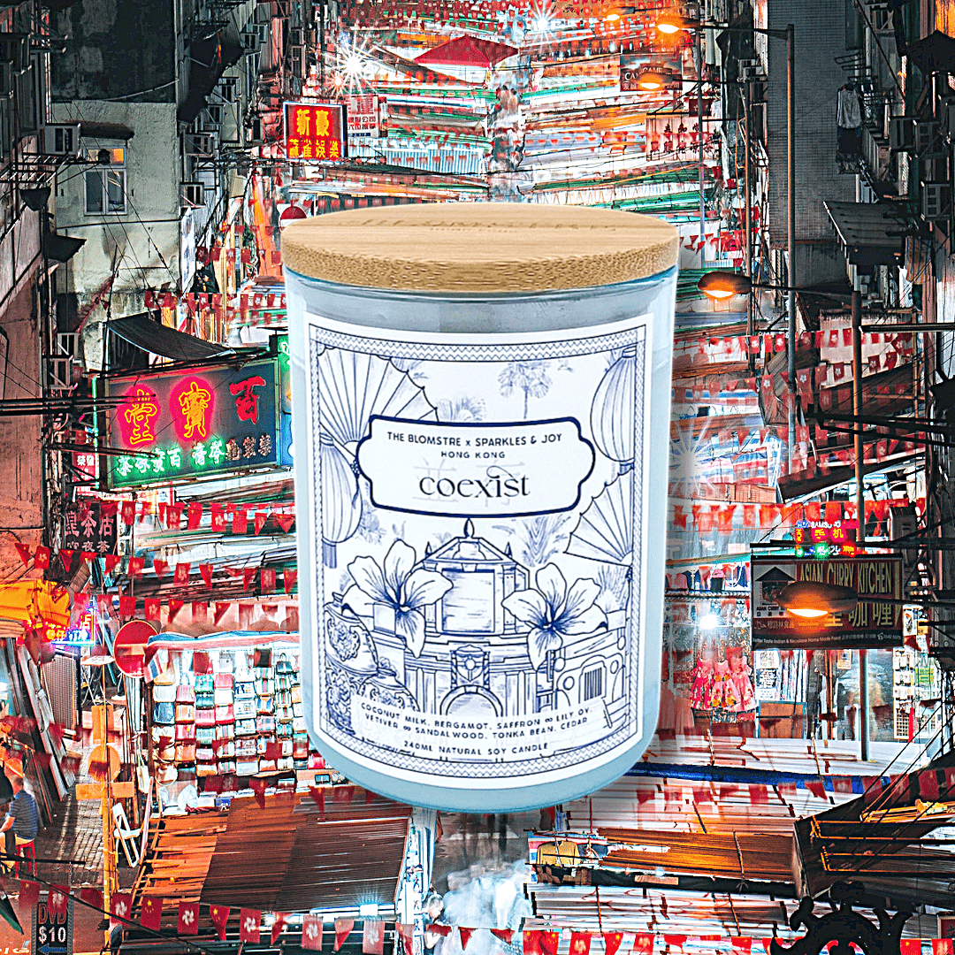 Hong Kong Centric: COEXIST - Soy Candle (240ml) - Sparkles & Joy