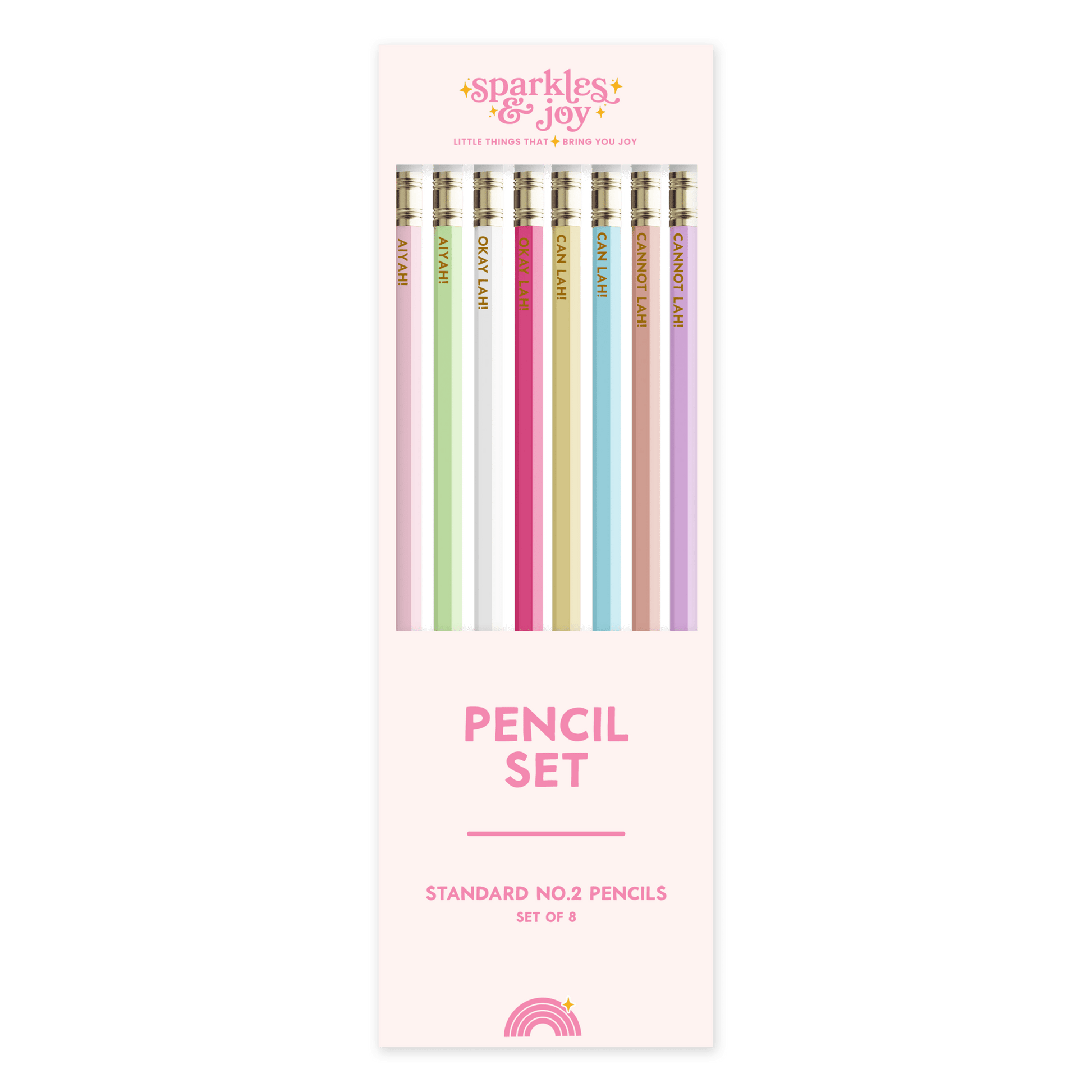 Hong Kong Pencil Set - Sparkles & Joy
