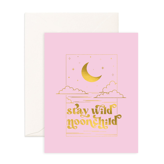 Moon Child - Greeting Card - Sparkles & Joy