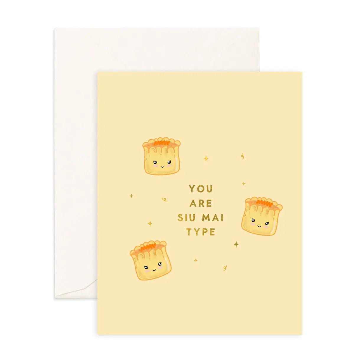 Siu Mai Type - Greeting Card - Sparkles & Joy