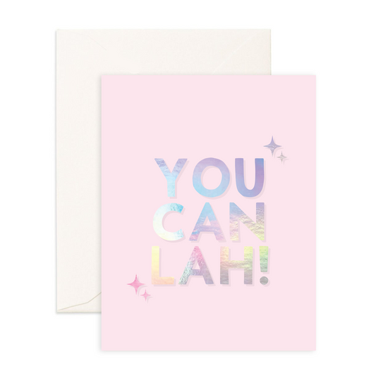 You Can Lah! - Greeting Card Sparkles & Joy