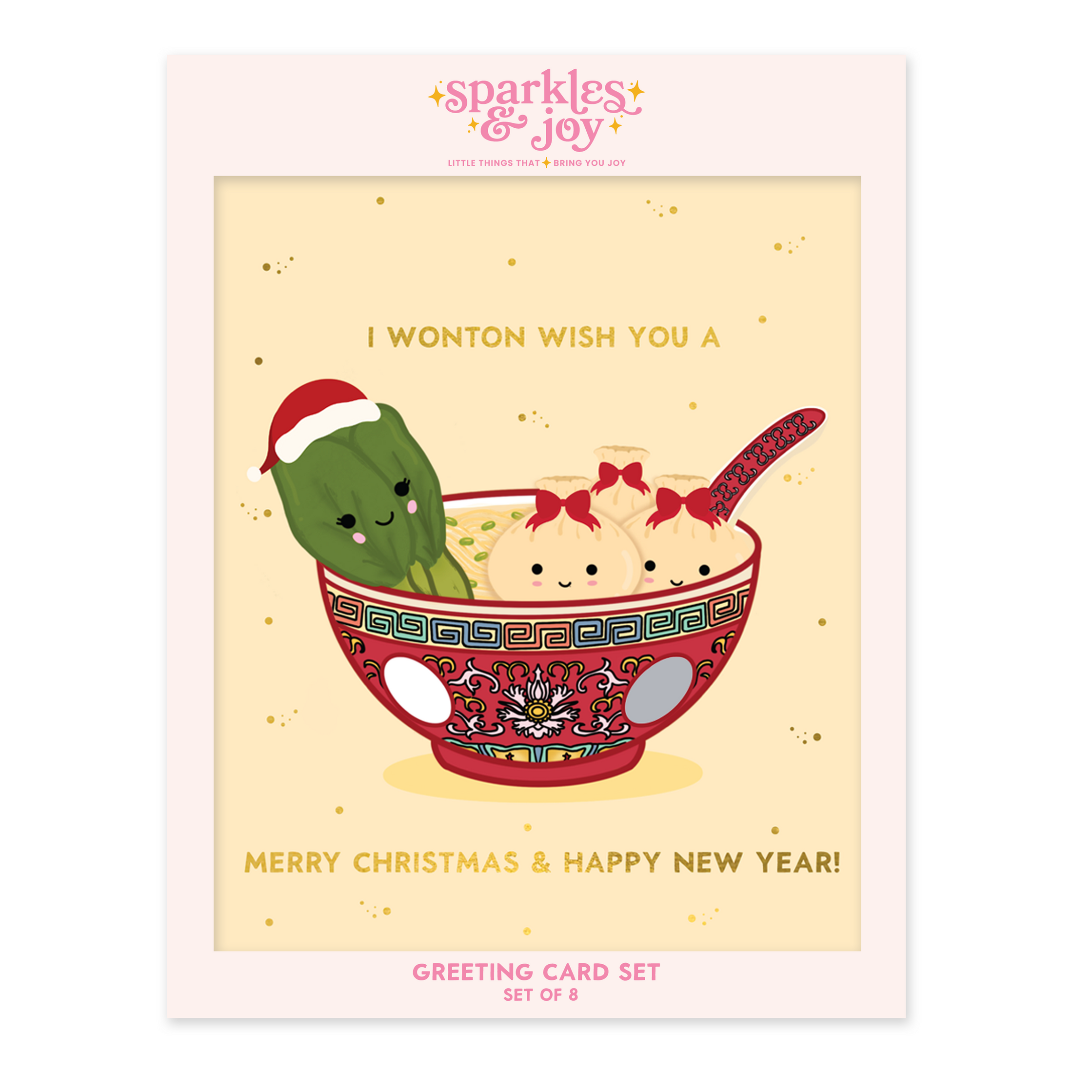 Wonton Wish You -  Christmas Greeting Card Boxed Set