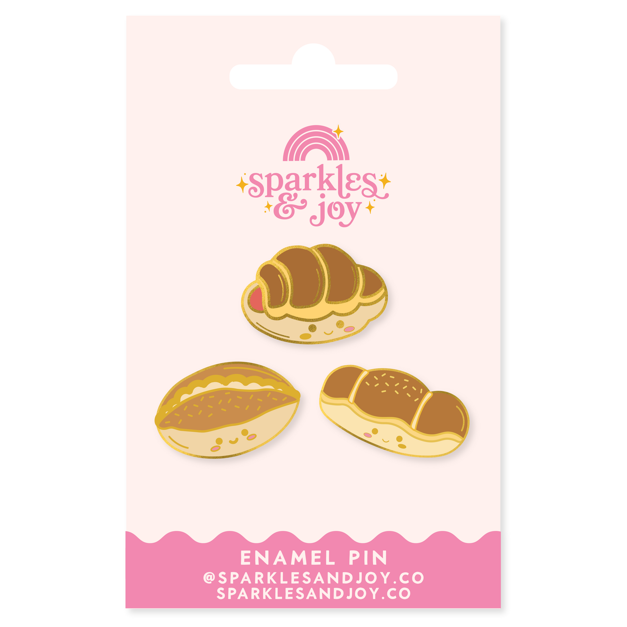 Hong Kong Bakery Buns Enamel Pin Set