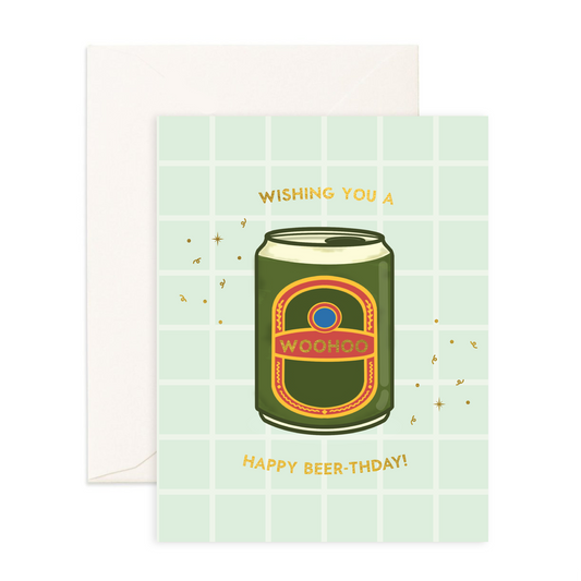 Beer-thday Wishes! - Greeting Card