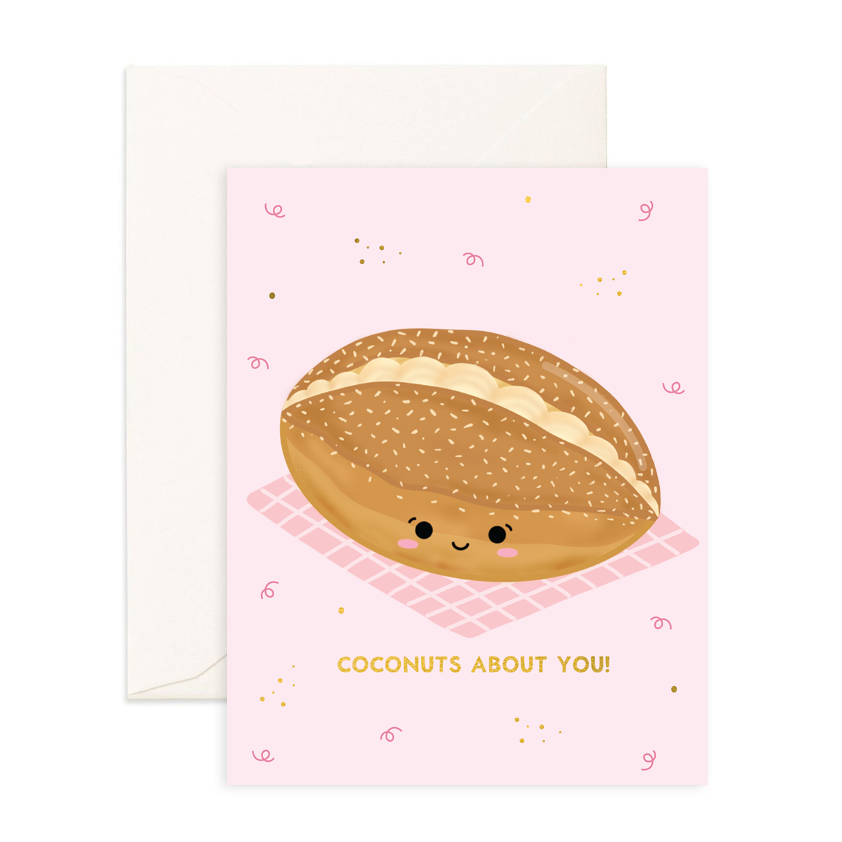 Coconuts About You - Greeting Card