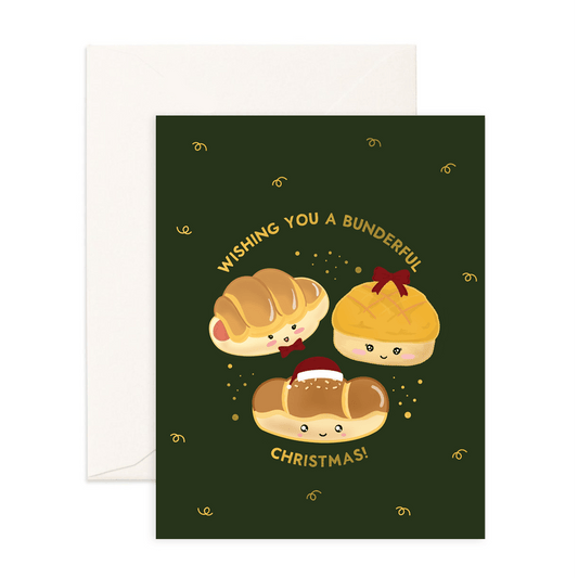 Bunderful Christmas - Christmas Greeting Card - Sparkles & Joy