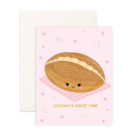 Coconuts About You - Greeting Card - Sparkles & Joy