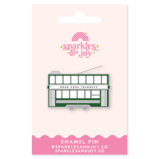 Ding Ding Enamel Pin - Sparkles & Joy