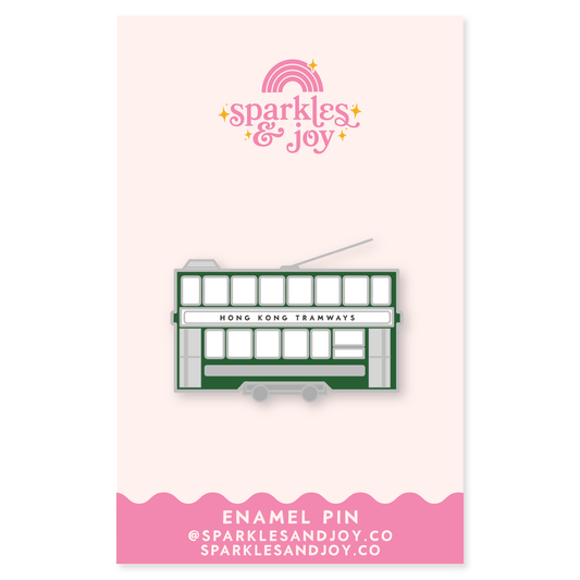 Ding Ding Enamel Pin - Sparkles & Joy