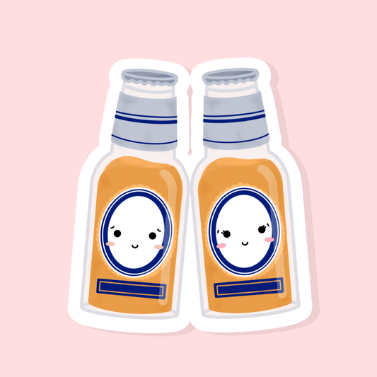 Hong Kong Beer - Matte Vinyl Sticker - Sparkles & Joy