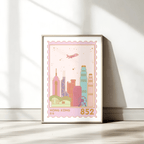 Hong Kong Skyline - A3 Print - Sparkles & Joy