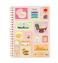 Hong Kong Stamps - A5 Spiral Notebook - Sparkles & Joy