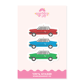 Hong Kong Taxis - Glitter Vinyl Sticker - Sparkles & Joy