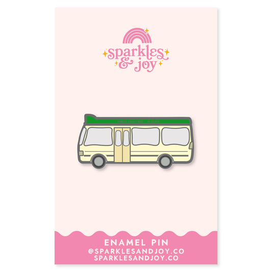 Minibus Enamel Pin - Sparkles & Joy