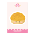 Pineapple Bun - Glitter Vinyl Sticker - Sparkles & Joy