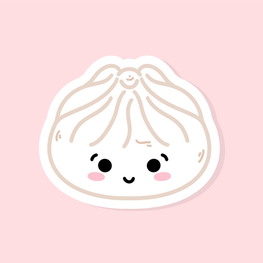 Siu Long Bao - Matte Vinyl Sticker - Sparkles & Joy