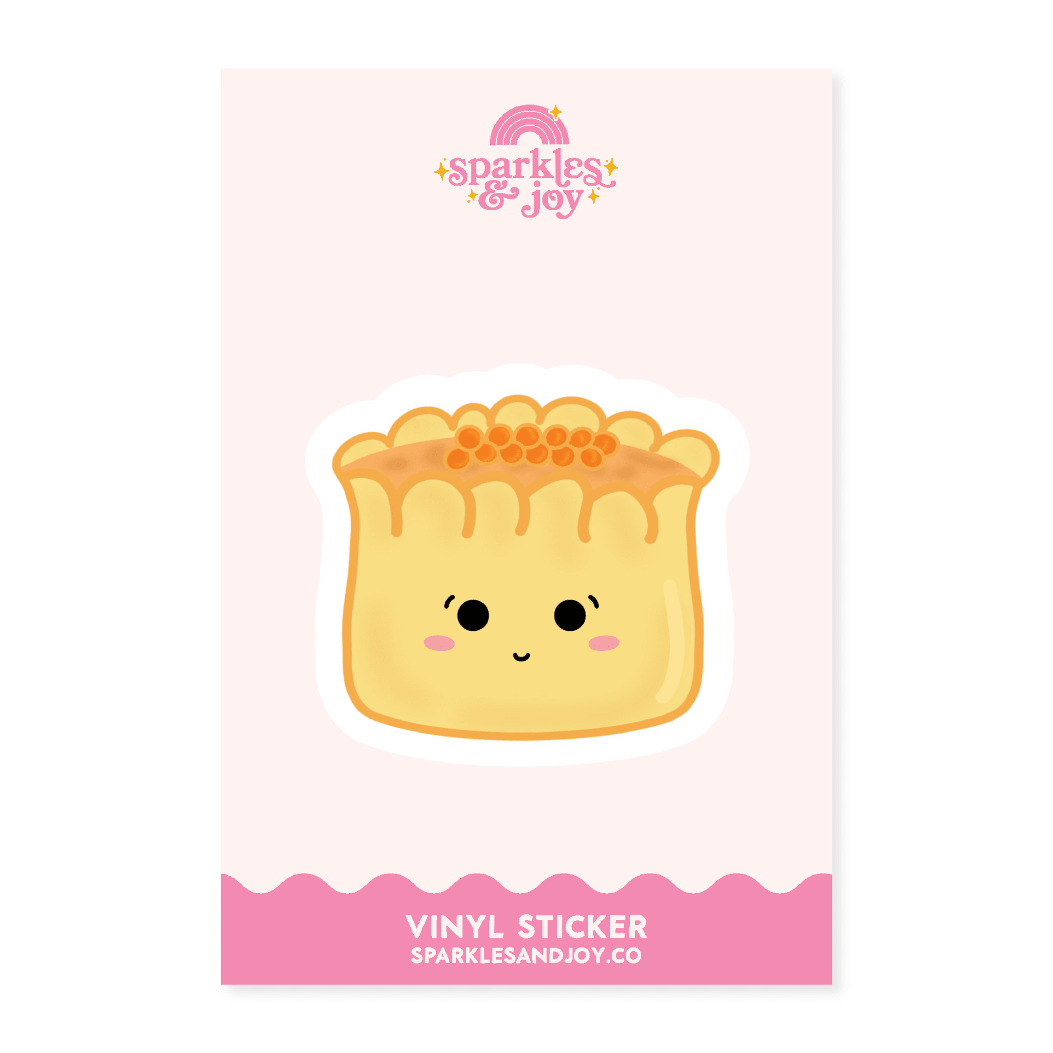Siu Mai - Glitter Vinyl Sticker - Sparkles & Joy