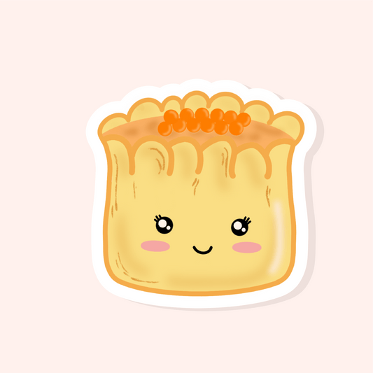Siu Mai - Matte Vinyl Sticker - Sparkles & Joy