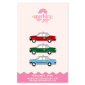 The Trio Taxi Enamel Pin Set - Sparkles & Joy