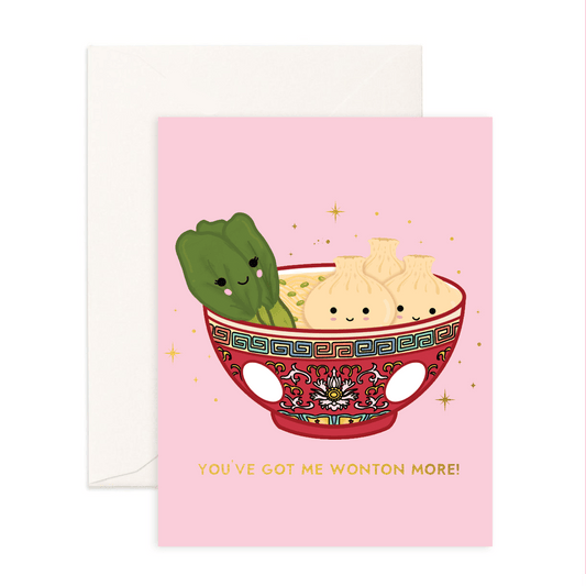 Wonton More - Greeting Card - Sparkles & Joy