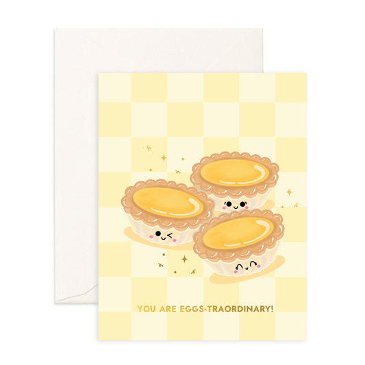 You are Eggs - traordinary! - Greeting Card - Sparkles & Joy
