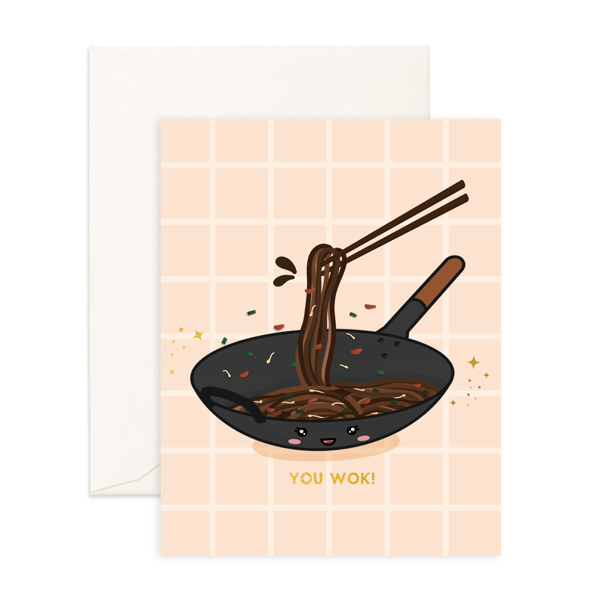 You Wok! - Greeting Card - Sparkles & Joy