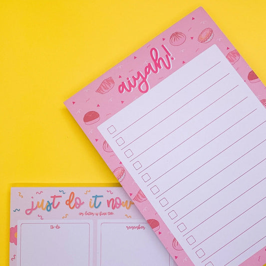 " Aiyah! " - A6 Notepad - Sparkles & Joy