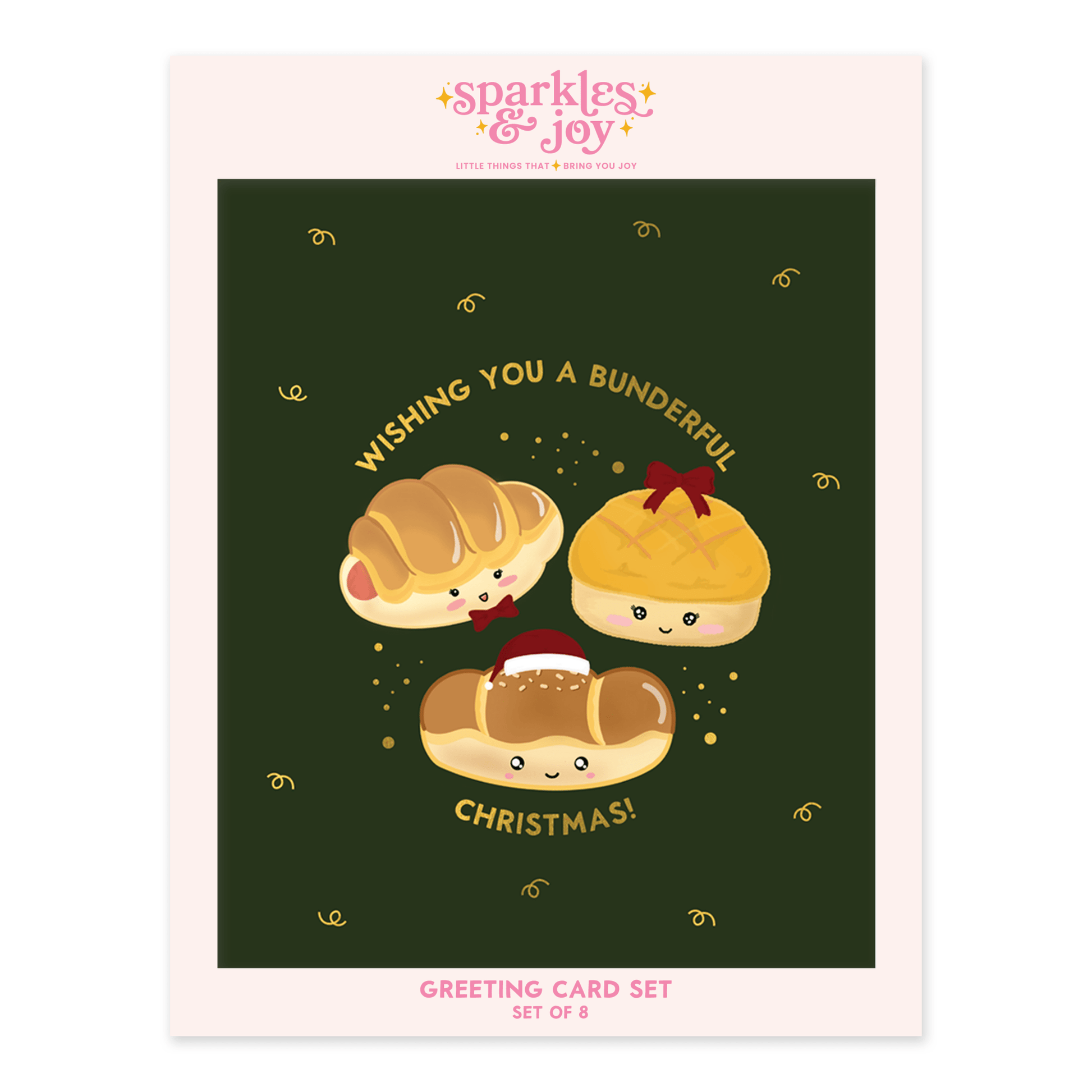 Bunderful Christmas - Christmas Greeting Card Boxed Set - Sparkles & Joy
