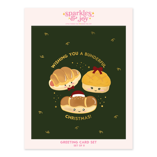 Bunderful Christmas - Christmas Greeting Card Boxed Set - Sparkles & Joy