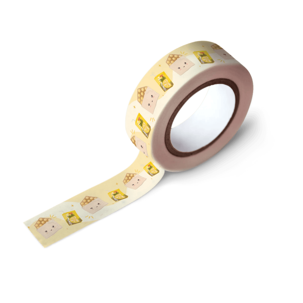 Egg Puff & Lemon Tea - Washi Tape - Sparkles & Joy