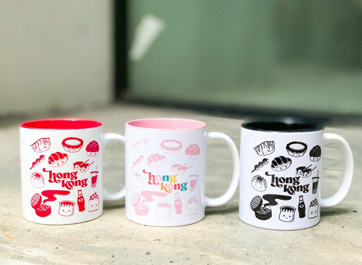 Hong Kong Foodie - Mug (Red) - Sparkles & Joy