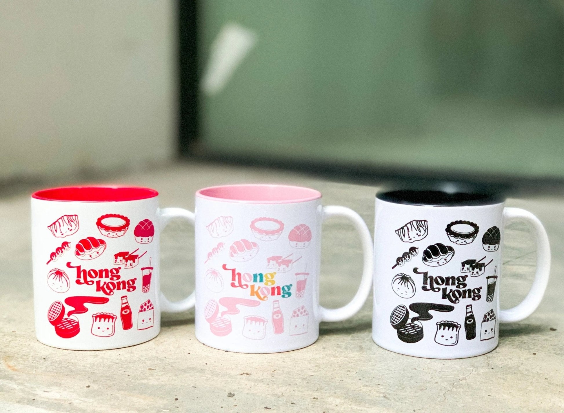 Hong Kong Foodie - Mug (Red) - Sparkles & Joy