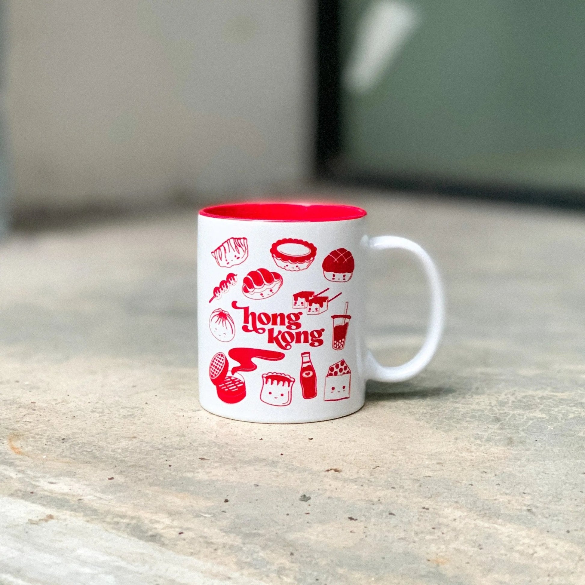 Hong Kong Foodie - Mug (Red) - Sparkles & Joy