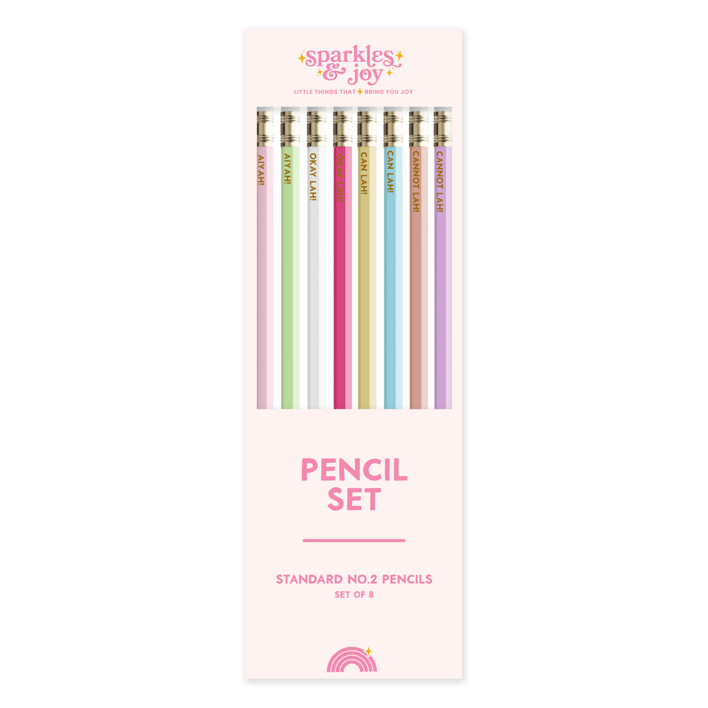 Hong Kong Pencil Set - Sparkles & Joy